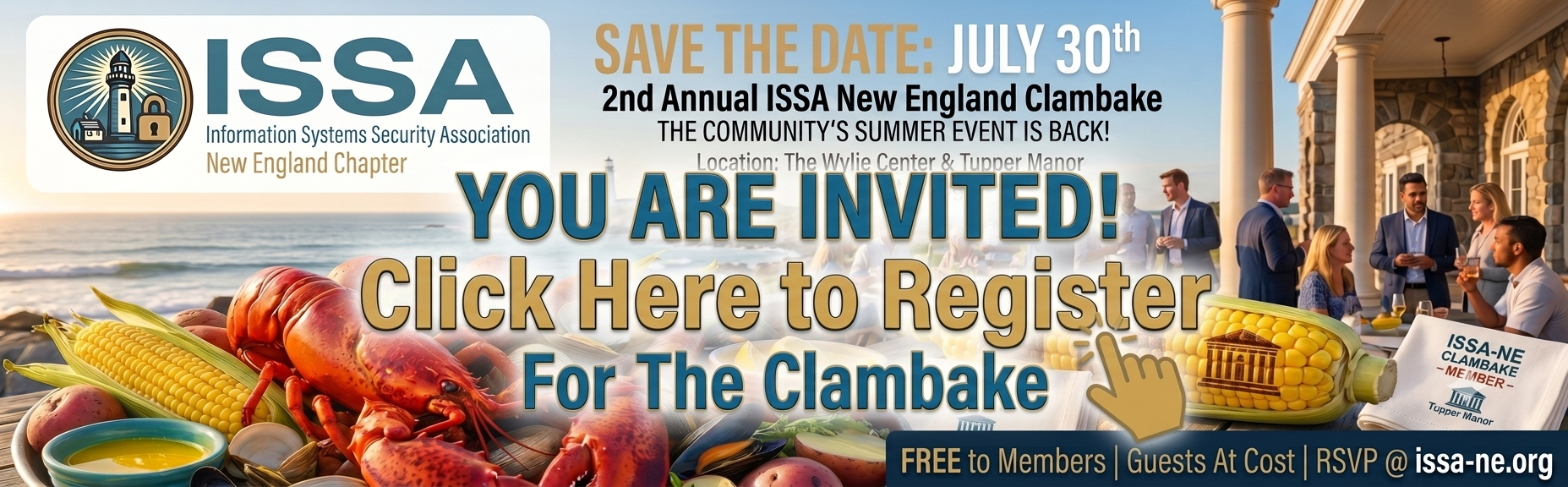WEBSITE Homepage Graphic for Clambake registration WEBSITE Homepage Graphic for Clambake registration